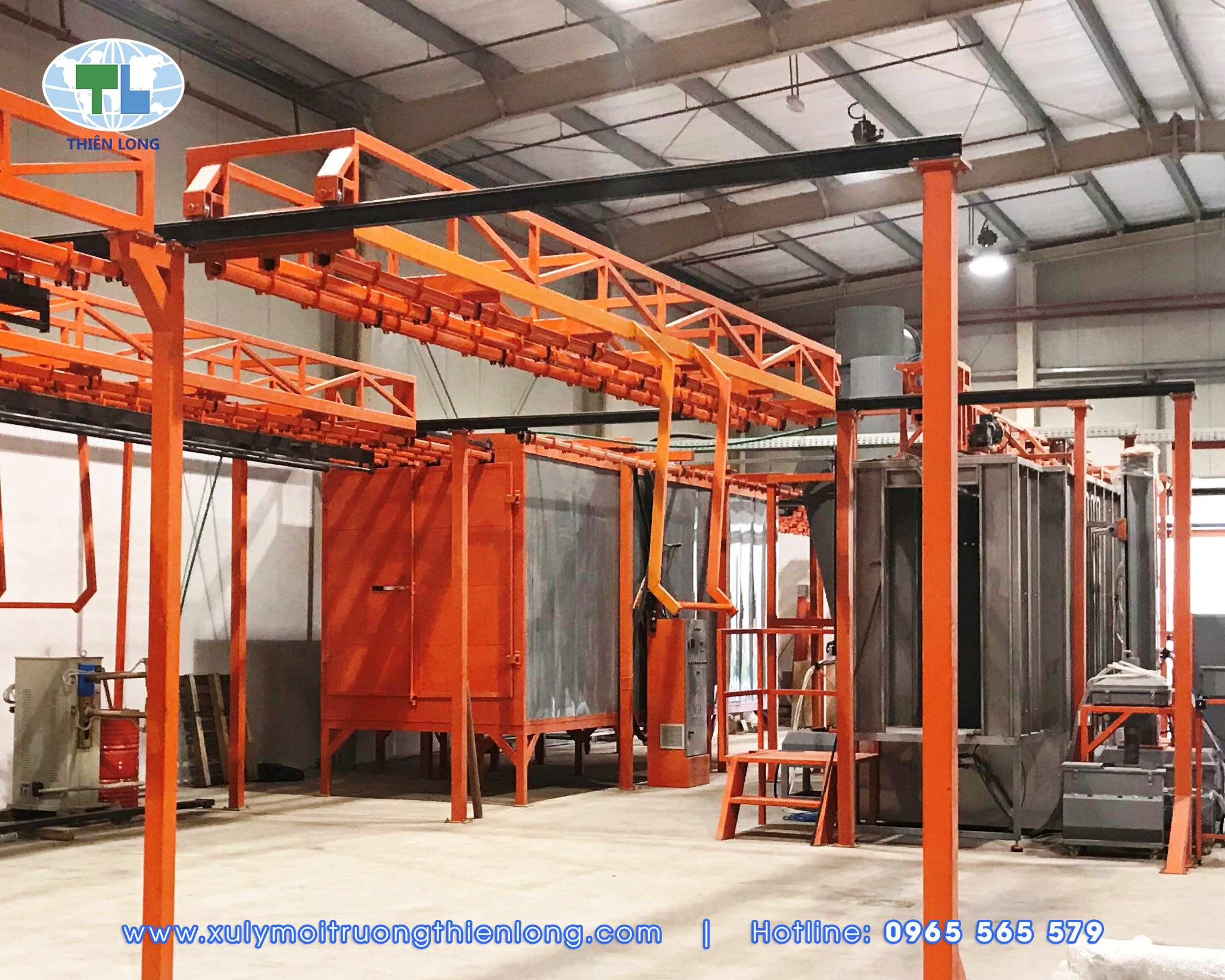 Dây chuyền sơn treo - Thiên Long