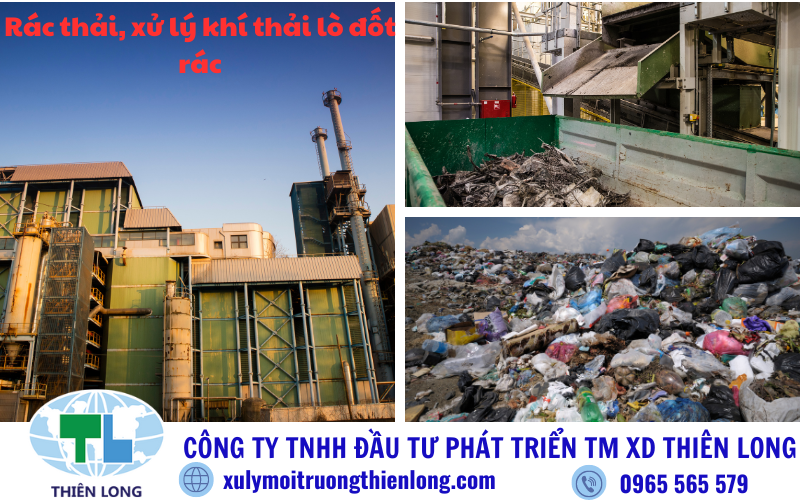 Rác thải, xử lý khí thải lò đốt rác