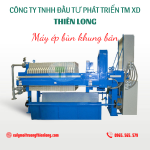 Chế tạo và lắp đặt máy ép bùn khung bản Thiên Long che-tao-va-lap-dat-may-ep-bun-khung-ban-thien-long